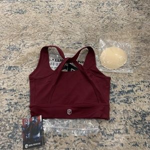 Born Primitive Abyss Sports Bra, Sangria, S